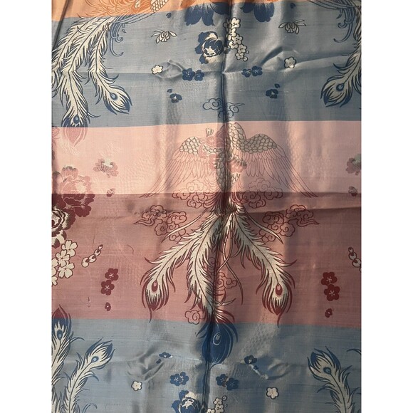 Vintage Chinese Silk Brocade Tapestry Textile 51" x 74" - Picture 10 of 15